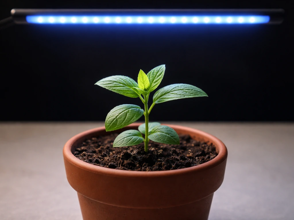 do blue lights help plants grow